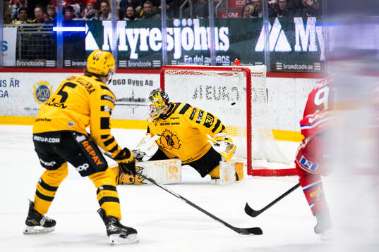 Skellefteås målvakt Gustaf Lindvall