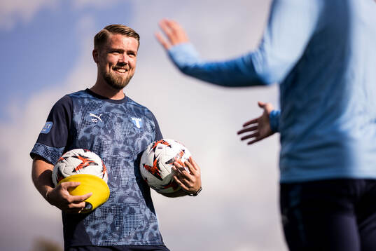Malmö FFs assisterande tränare Theodor Olsson