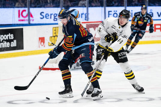 Djurgårdens Colby Sissons och AIKs Jesper Emanuelsson