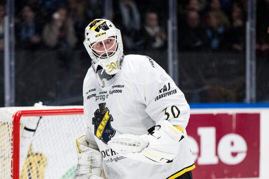 AIKs målvakt Victor Brattström  jublar