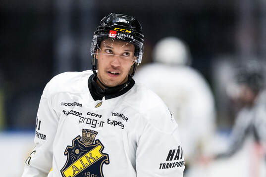 under ishockeymatchen i Hockeyallsvenskan mellan