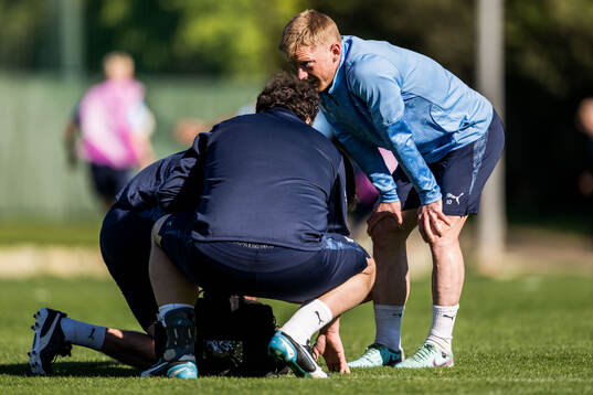 Malmö FFs Anders Christiansen får vård