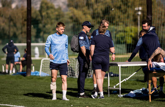 Malmö FFs Anders Christiansen och tränare Henrik Rydström