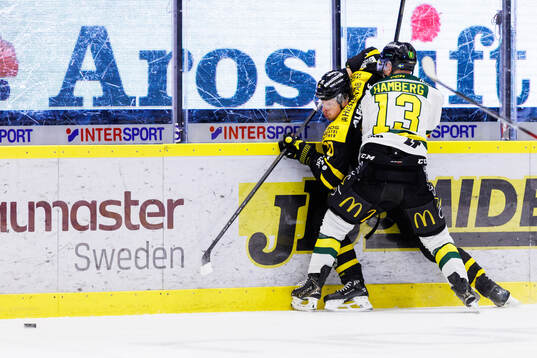 Västerås Jimmie Jansson och Östersunds Isac Hamberg