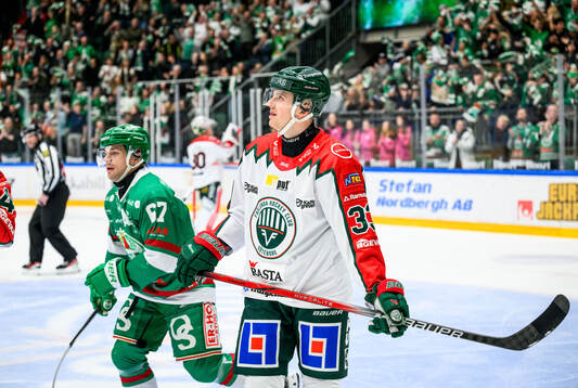 Frölundas Linus Högberg deppar