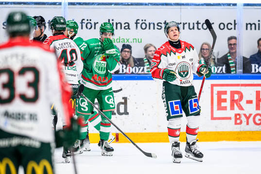 Frölundas Max Friberg deppar