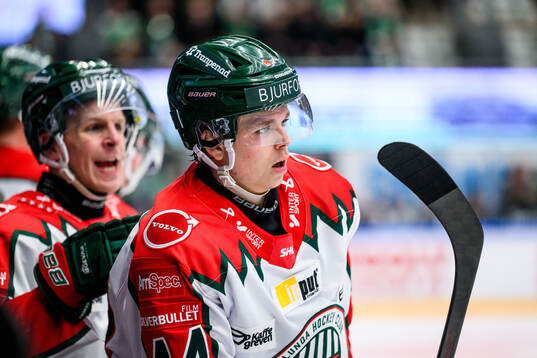 Frölundas Noah Dower Nilsson deppar