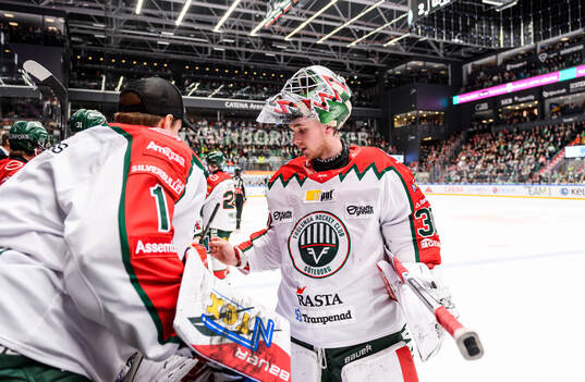Frölundas målvakt Tobias Normann