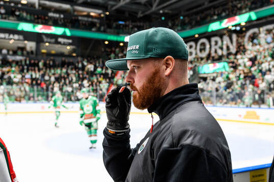 Frölundas materialförvaltare Andy Fagerström