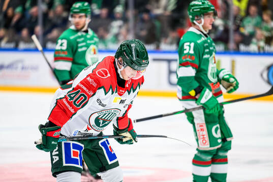 Frölundas Jacob Peterson deppar