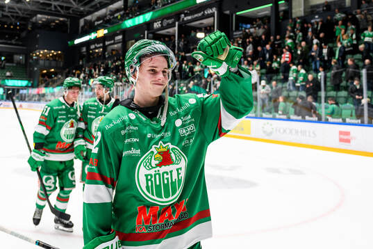 Rögles Felix Nilsson jublar