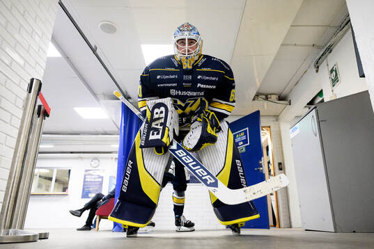 HV71s målvakt Hugo Alnefelt