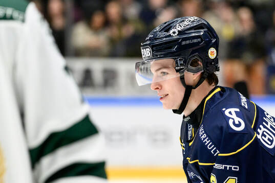 HV71s Oscar Fisker Molgaard jublar