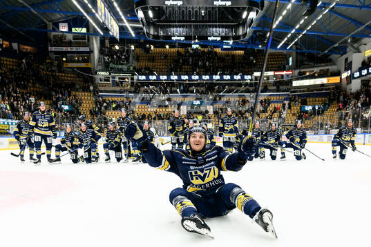 HV71s William Ignberg Nilsson jublar