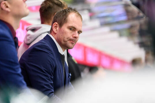 Färjestads tränare Thomas Mitell