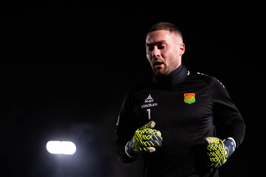 GAIS målvakt Mergim Krasniqi