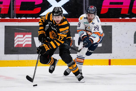 Skellefteås Pär Lindholm och Växjös Hugo Gustafsson