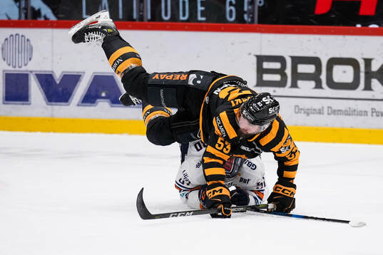 Skellefteås Luke Witkowski och Växjös Emil Sylvegård