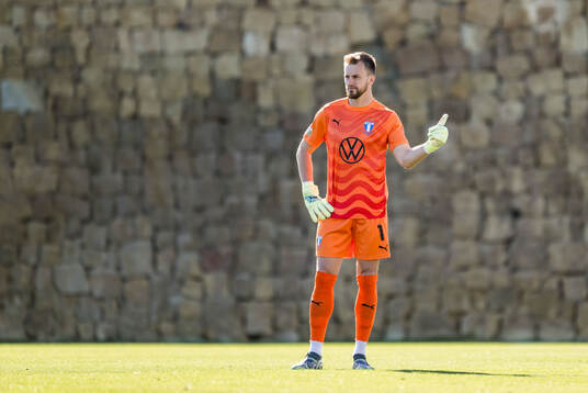 Goalkeeper Ricardo Friedrich of Malmö FF