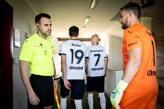 Colin Rösler, Otto Rosengren and goalkeeper Ricardo