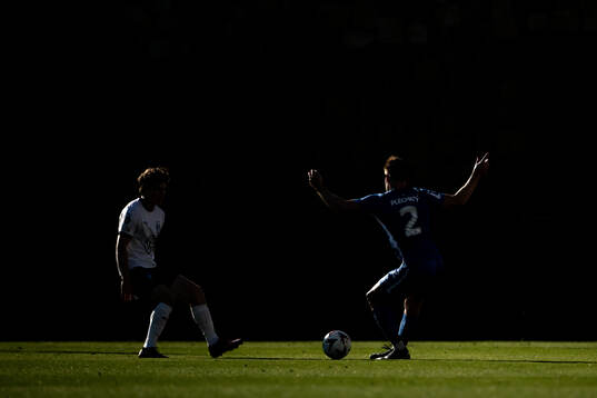 Oliver Berg of Malmö FF and Dominik Plechaty of Slovan