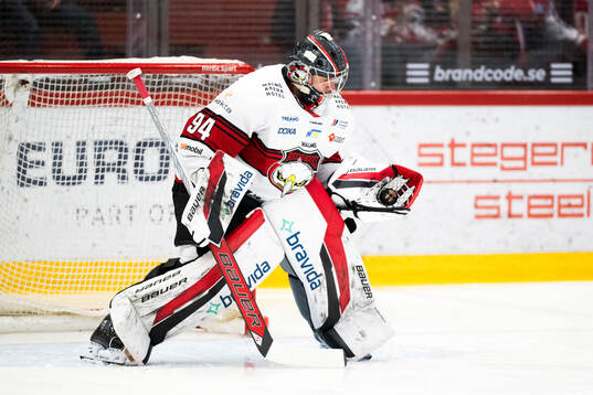 Malmö Redhawks målvakt Marek Langhamer