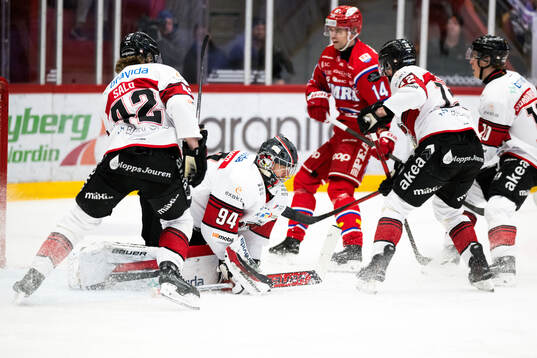 Malmö Redhawks målvakt Marek Langhamer