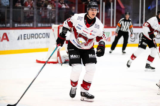Malmö Redhawks Fredrik Händemark har tappat skenan