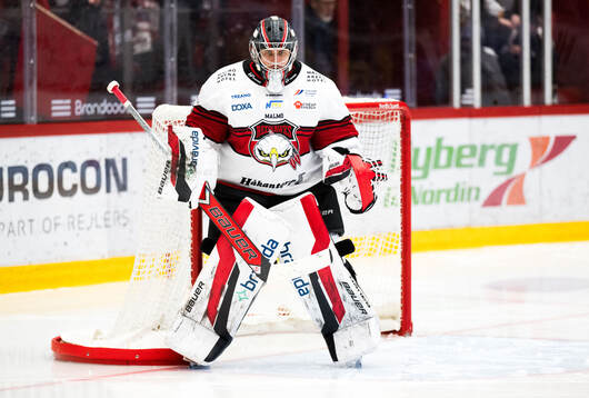 Malmö Redhawks målvakt Marek Langhamer