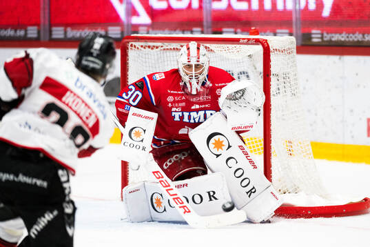 Timrås målvakt Jacob Johansson