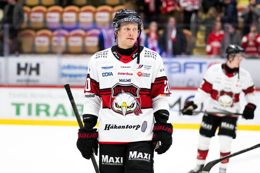 Malmö Redhawks Thomas Berg Paulsen deppar