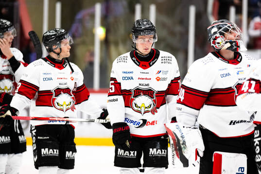 Malmö Redhawks Freddie Larsson deppar
