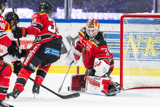 Luleås målvakt Matteus Ward
