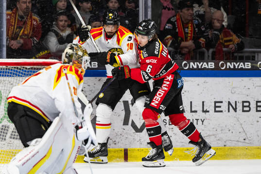 Brynäs Tyler Vesel och Luleås Isac Hedqvist