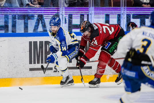 Leksands Oskar Lang och Örebros Hannes Björninen