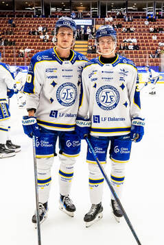 Leksands Anton Johansson och Leksands Victor Johansson
