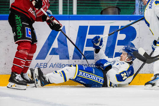 Under ishockeymatchen i SHL mellan Leksand och Örebro