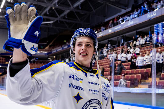 Leksands Anton Johansson jublar