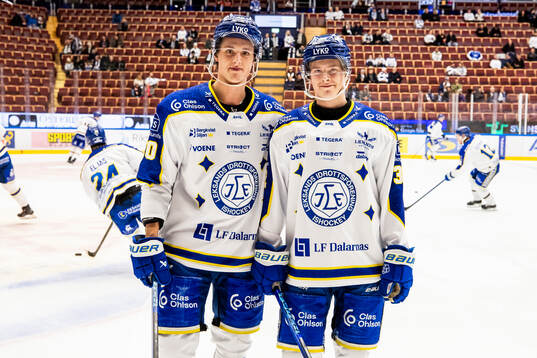 Leksands Anton Johansson och Leksands Victor Johansson