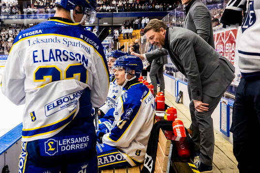 Leksands tränare Charles Berglund