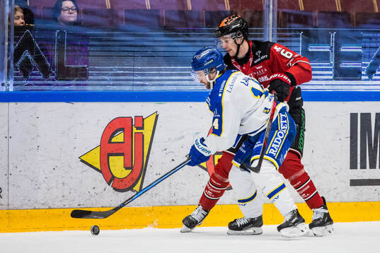 Leksands Oskar Lang och Örebros Filip Berglund