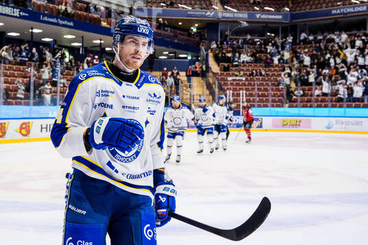 Leksands Peter Cehlarik jublar