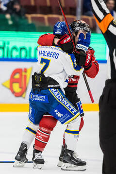 Under ishockeymatchen i SHL mellan Leksand och Örebro