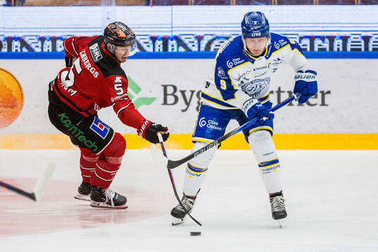 Örebros Gustav Backström och Leksands Patrik Zackrisson