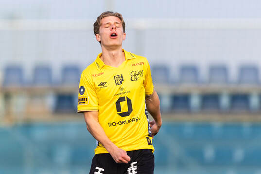 Frode Aronsson of Elfsborg looks dejected