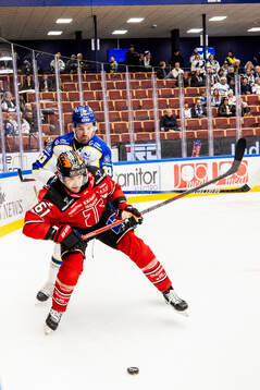 Leksands Eddie Larsson och Örebros Ludvig Larsson