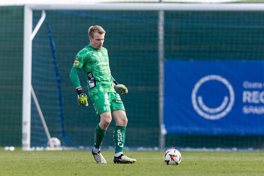 Goalkeeper Isak Pettersson of Elfsborg