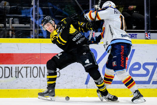 Västerås Anton Gradin och Djurgårdens Jakob Ragnarsson