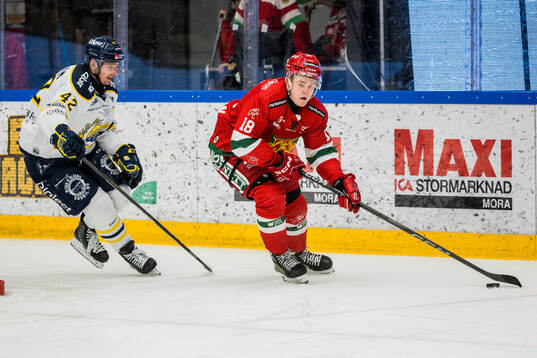 Södertäljes Ludvig Hedström och Moras Martin Johnsen