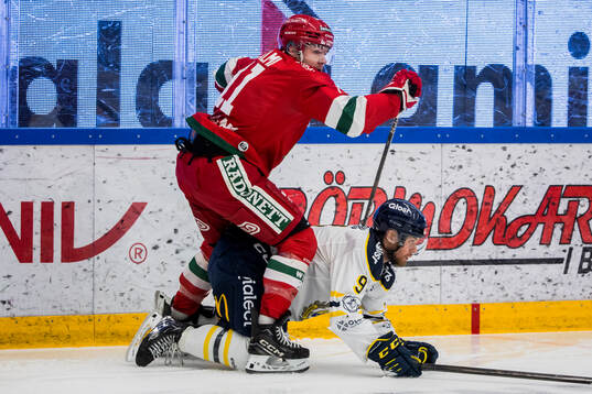 Moras Gustav Salmi-Lilja och Södertäljes Viktor Grahn